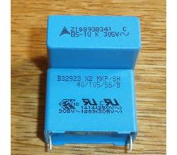 X2- Kondensator 1 uF 305 V AC ( MKP , B32923 )